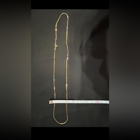 I4k gold 20” chain made in Italy - Picture 2 of 4